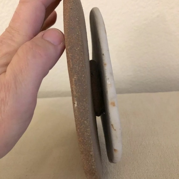 BUCK WALL HANGING River Rock On Clay, Rustic Cabin - Picture 2 of 5